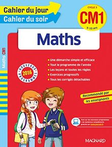 Cahier du jour/Cahier du soir Maths CM1 - Nouveau programme 2016 von Collectif | Buch | Zustand gut