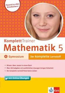 KomplettTrainer Mathematik 5. Klasse Gymnasium