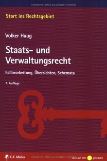 Staats- und Verwaltungsrecht: Fallbearbeitung, Übersichten, Schemata