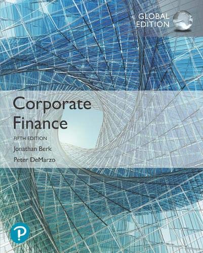 Jonathan Berk Corporate Finance Plus Pearson MyLab Finance With Pearson EText, Global Edition