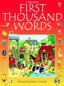 First Thousand Words in English (Usborne First Thousand Words)