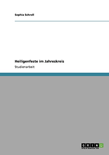Heiligenfeste im Jahreskreis