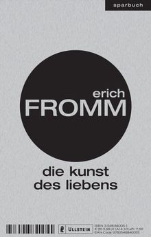 Die Kunst des Liebens von Erich Fromm | Buch | Zustand sehr gut