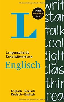 Langenscheidt Schulwörterbuch Englisch - Buch Mit App: Englisch-Deutsch ...