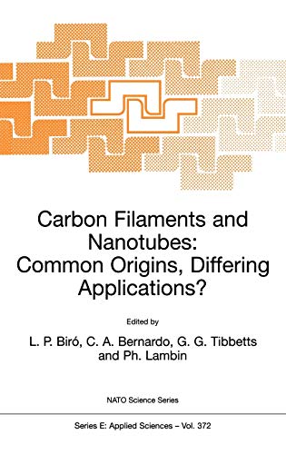 Carbon Filaments and Nanotubes: Common Origins, Differing Applications? (Nato Science Series E:, 372, Band 372)