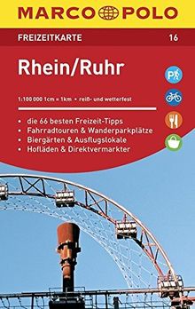 MARCO POLO Freizeitkarte Rhein, Ruhr