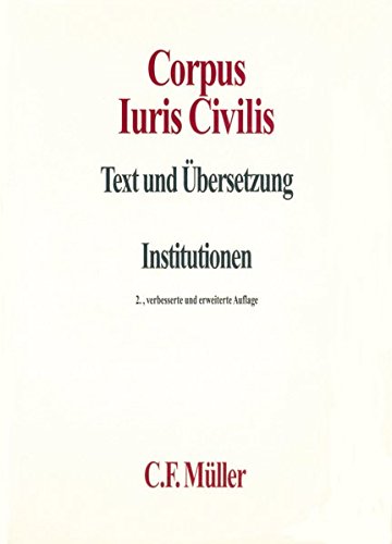 Corpus Iuris Civilis I: Institutionen