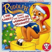 Rudolph liest die Weihnachtsgeschichte.