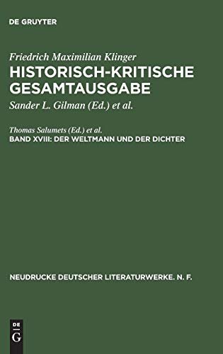 Der Weltmann und der Dichter (Neudrucke deutscher Literaturwerke. N. F., 36, Band 36)