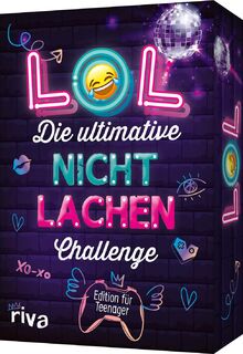 LOL – Die ultimative Nicht-lachen-Challenge – Edition für Teenager: Die besten Witze, Flachwitze, Scherzfragen. Tolles Geschenk zu Geburtstag, Weihnachten. Partyspiel ab 12 Jahren