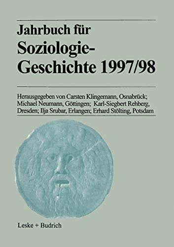 Jahrbuch für Soziologiegeschichte 1997/98 (German Edition)