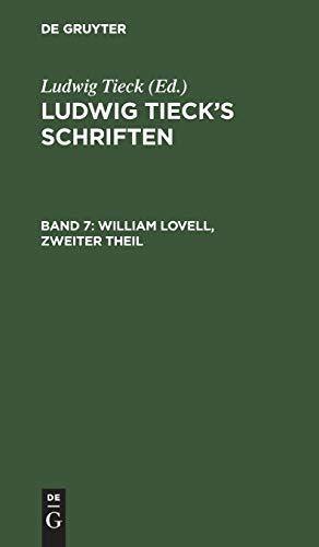 William Lovell, Zweiter Theil (Ludwig Tieck’s Schriften)