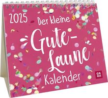 Mini-Kalender 2025: Der kleine Gute-Laune-Kalender: Mini-Monatskalender. Kleiner Tischkalender zum Aufstellen mit Monatskalendarium