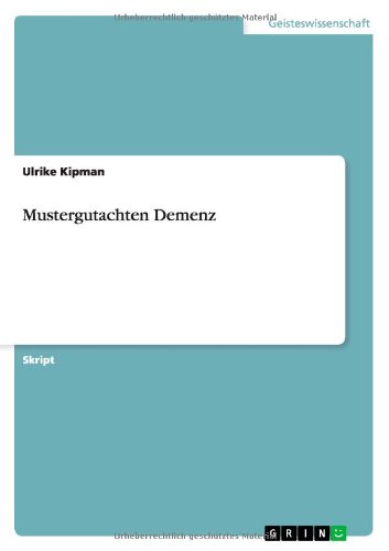 Mustergutachten Demenz