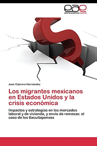 Los migrantes mexicanos en Estados Unidos y la crisis económica: Impactos y estrategias en los mercados laboral y de vivienda, y envío de remesas: el caso de los tlacuitapenses
