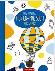 Das lustige Ferien-Malbuch für Jungs