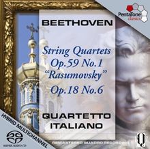 Streichquartette Op.59 1+Op.18 6