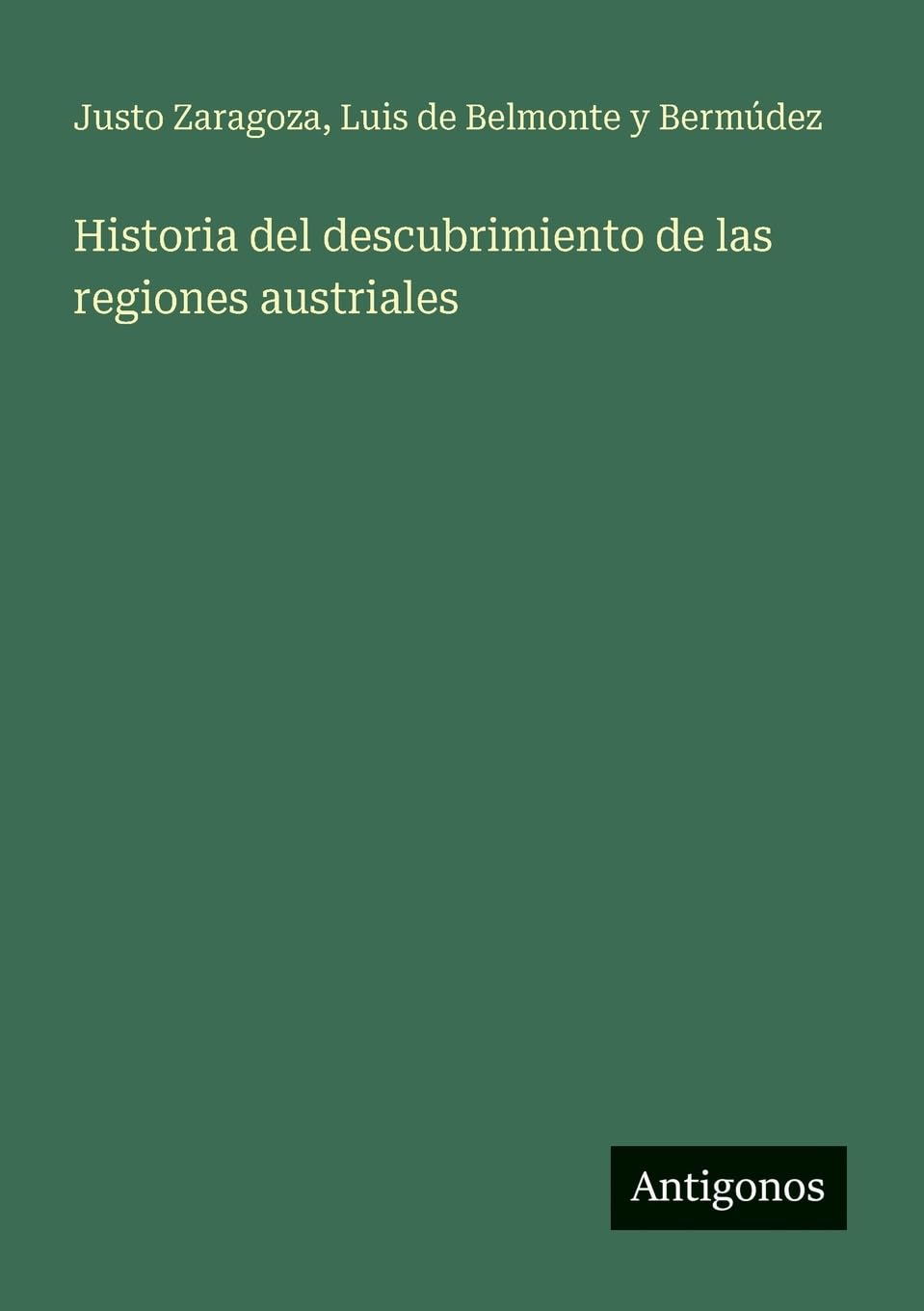 Historia del descubrimiento de las regiones austriales