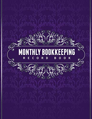 Monthly Bookkeeping Record Book