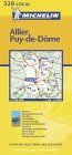 Allier, Puy-de-Dome, französische Ausgabe (Michelin Local France)