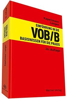 Einführung in die VOB/B: Basiswissen für die Praxis