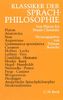 Klassiker der Sprachphilosophie: Von Platon bis Noam Chomsky