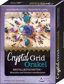 Crystal-Grid-Orakel – Kristallbotschaften – Wünsche und Visionen manifestieren: - 40 Karten mit Anleitung