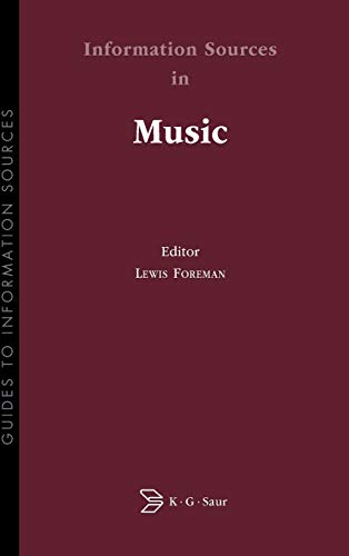 Information Sources in Music (Guides to Information Sources)