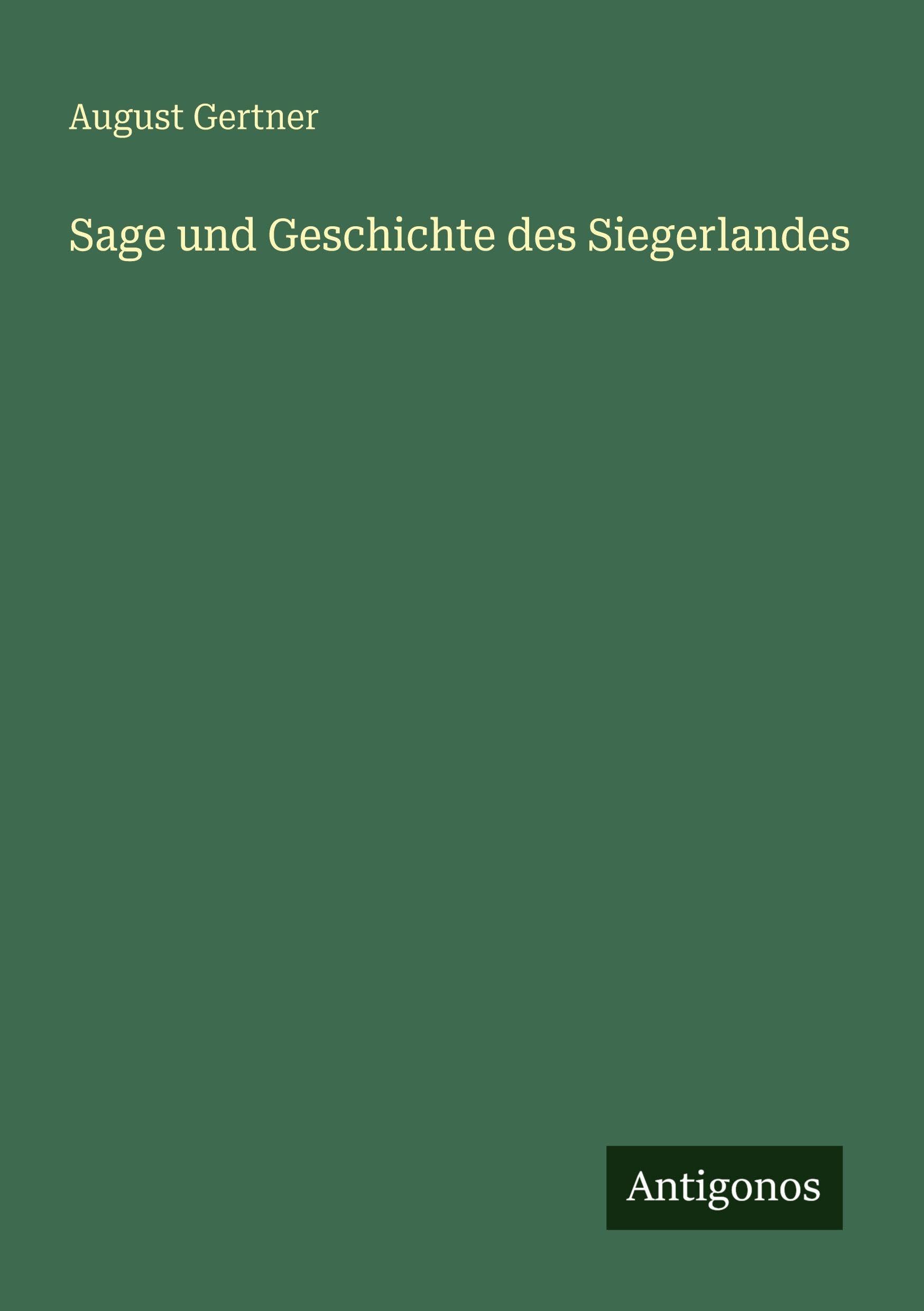 Sage und Geschichte des Siegerlandes