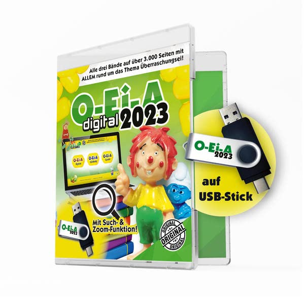 Feiler André O-Ei-A digital 2023 - Alle drei Preisführer zum Sammelgebiet Überraschungsei erstmals digital auf USB-Stick als PDF-Version!