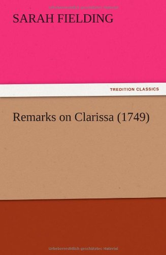 Remarks on Clarissa (1749)