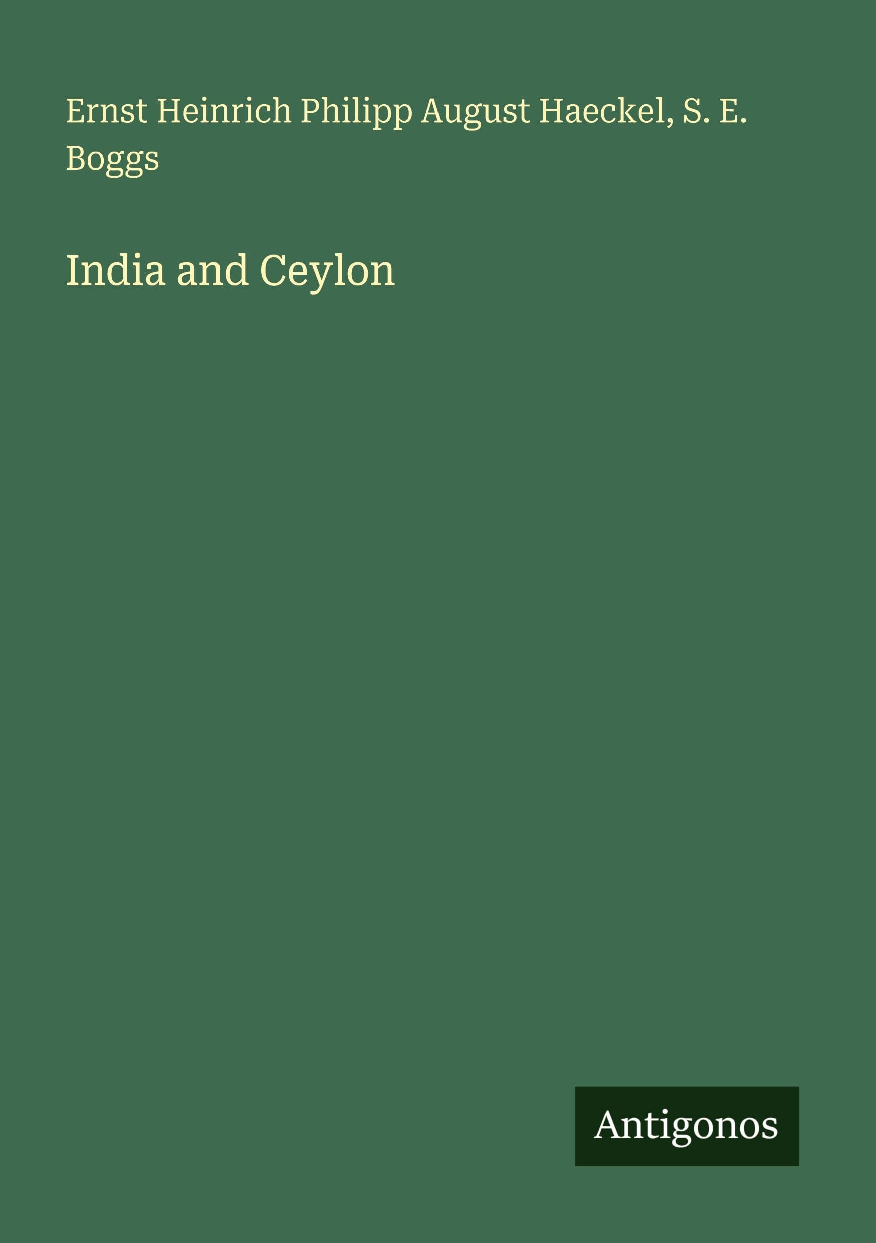 India and Ceylon