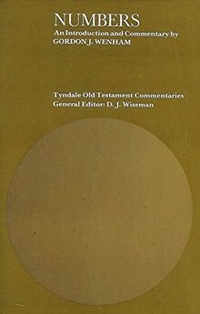 Numbers: An Introduction and Commentary (Tyndale Old Testament Commentary Series) von Wenham, Gordon John | Buch | Zustand sehr gut