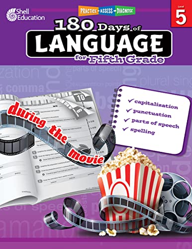 180 Days of Language for Fifth Grade: Practice, Assess, Diagnose (Practice, Assess, Diagnose: Level 5)