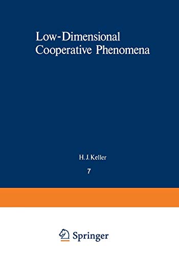 Low-Dimensional Cooperative Phenomena: The Possibility of High-Temperature Superconductivity (NATO Science Series B:, 7, Band 7)