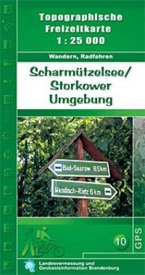 Topographische Karten Brandenburg, Scharmützelsee, Storkower Umgebung