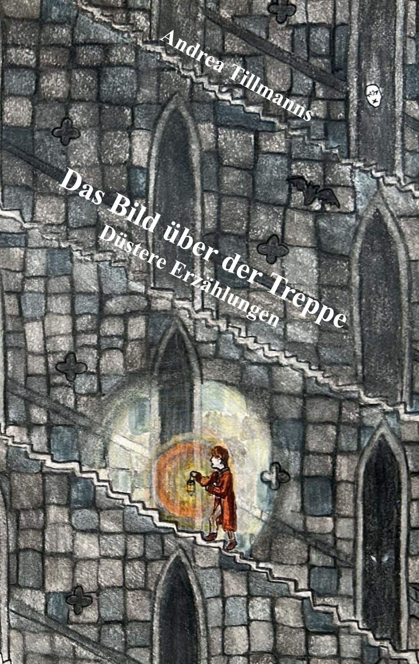 Das Bild über der Treppe