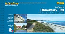 Radregion Dänemark Ost: Auf den Inseln Sjaelland, Lolland, Falster und Mon. 1:75 000, 1.239 km, wetterfest, reißfest, GPS-Tracks, Spiralbindung, Ortspläne, Höhenprofile (Bikeline Radtourenbücher)