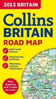 2013 Collins Map of Britain (Road Map)