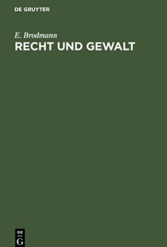 Recht und Gewalt
