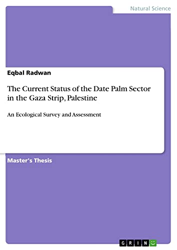 The Current Status of the Date Palm Sector in the Gaza Strip, Palestine: An Ecological Survey and Assessment