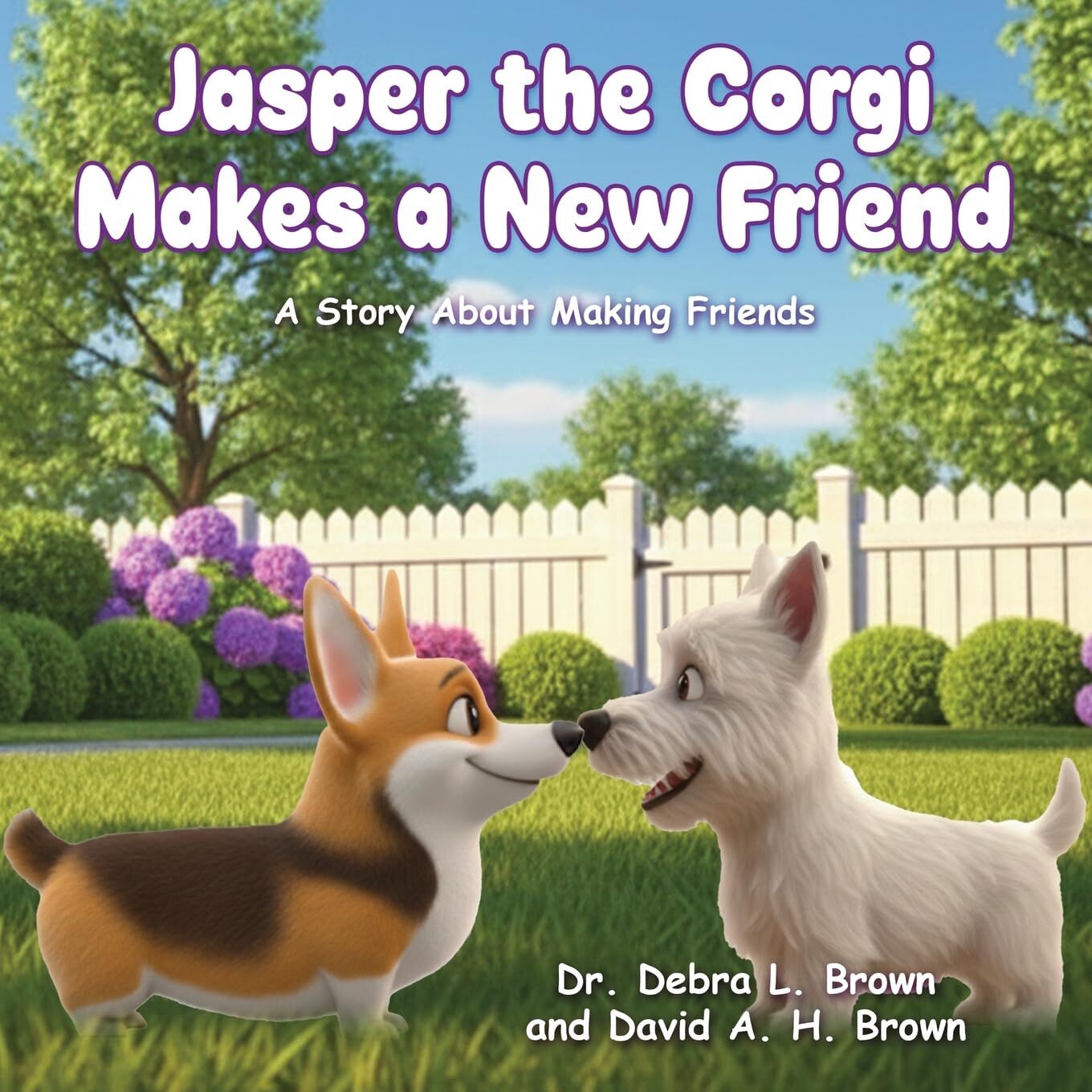 Jasper the Corgi Makes a New Friend