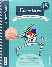 CUADERNO ESCRITURA SERIE ENTRENATE 5 PRIMARIA