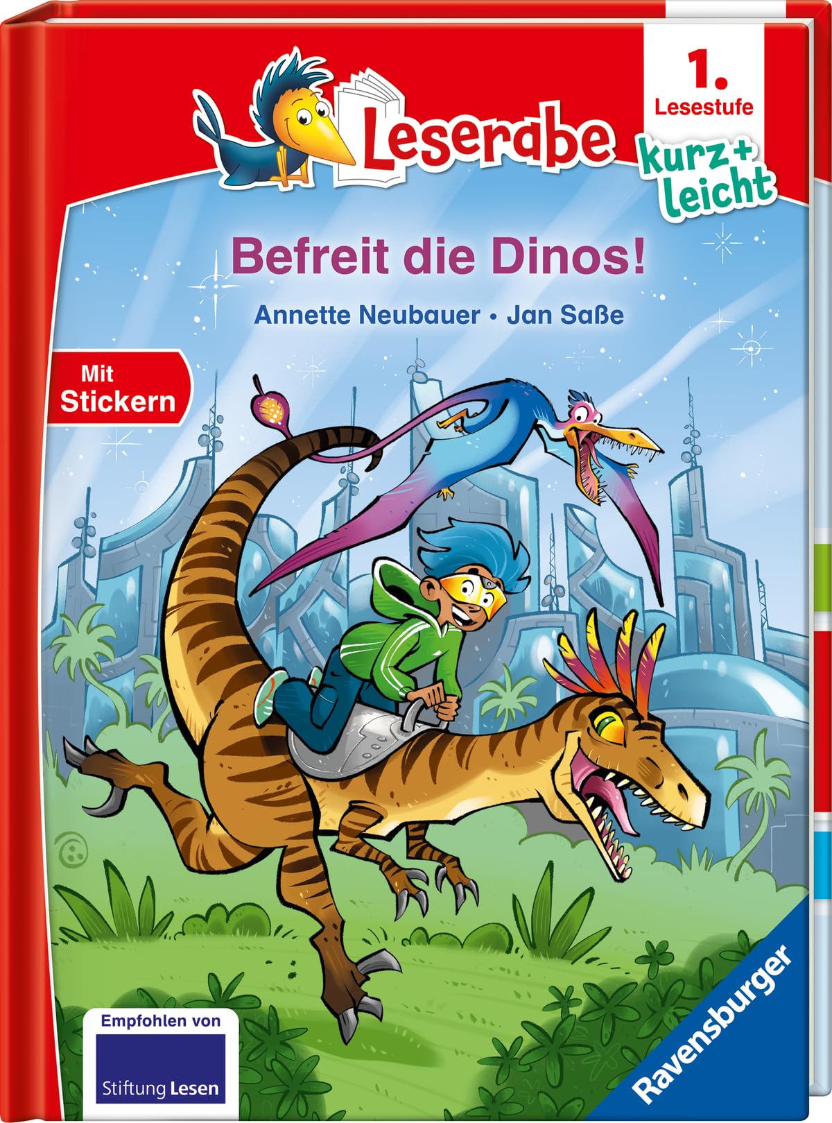 Leserabe 1. Lesestufe Kurz und leicht - Befreit die Dinos! - Erstlesebuch - Kinderbuch ab 6 Jahren