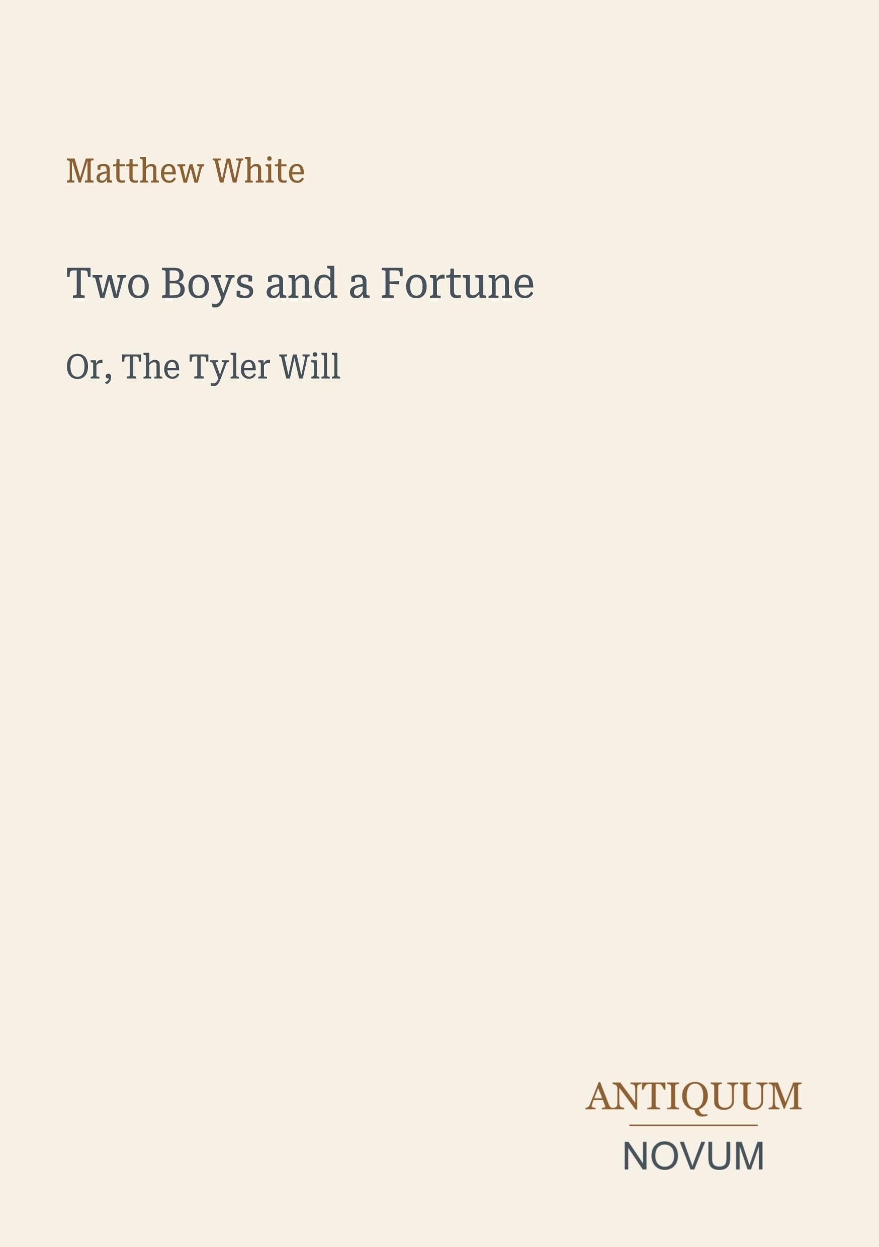 Two Boys and a Fortune