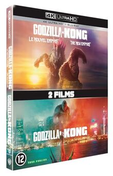 Godzilla vs kong + godzilla X kong : le nouvel empire 4k ultra hd [Blu-ray] [FR Import]