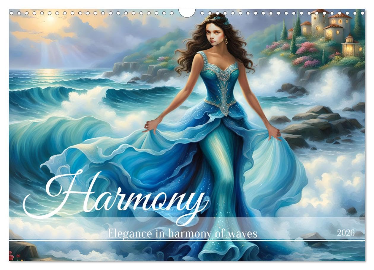 Harmony - Elegance in harmony of waves (Wall Calendar 2026 DIN A3 landscape), CALVENDO 12 Month Wall Calendar: A year where the waves meet fashion.