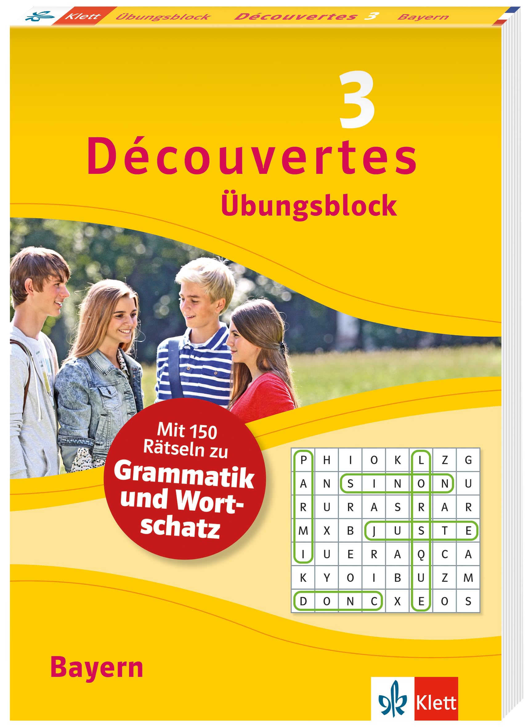 Découvertes 3 Bayern (ab 2017) - Übungsblock: 150 Rätsel zu Grammatik und Wortschatz (Découvertes. Ausgabe für Bayern ab 2017)