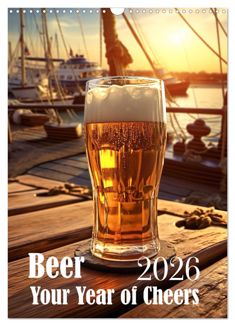 Beer (Wall Calendar 2026 DIN A3 portrait), CALVENDO 12 Month Wall Calendar: Your year of cheers