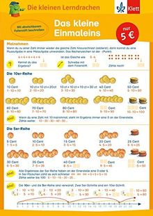 Klett Auf einen Blick: Das kleine Einmaleins 1x 1; Grundschule Mathematik 2./3. Klasse (Die kleinen Lerndrachen)